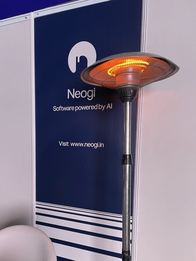 Neogi Software booth at evening